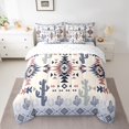 thumbnail image 2 of Erosebridal Ensemble de Literie Hippie Aztèque Format Simple, Ensemble de Lit Mandala Boho, Déco Cactus Tribal, Réversible 7 Pcs, 2 of 5