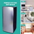 thumbnail image 2 of Koolatron 6.2 cu ft Stainless Steel Compact Fridge with Freezer, Mini Fridge with Large Capacity, Silver, 2 of 7