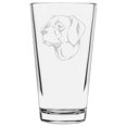 thumbnail image 1 of Braque du Puy Dog Themed Etched All Purpose 16oz Pint Glass, 1 of 3