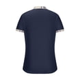 thumbnail image 3 of XZNGL Chemise Blouse pour Homme Décontractée à Rayures Imprimées à Boutons à Manches Courtes à Col Rabattu, 3 of 5