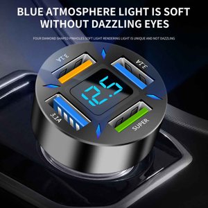 Hxlamzoo 66W Car Fast Charger Charge Lighter Adapters