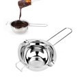 thumbnail image 3 of Super Double Boiler Pots Universal Insert Pan 304 Stainless Steel 2 Pour Spouts Chocolate Melting Pots, 3 of 9