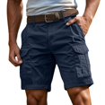 thumbnail image 1 of Cargo Shorts for Men 5 Inch Relaxed Fit Button-Fly Quick Dry Stretch Lightweight Tactical Wear Hiking with Multi Pockets, 1 of 5