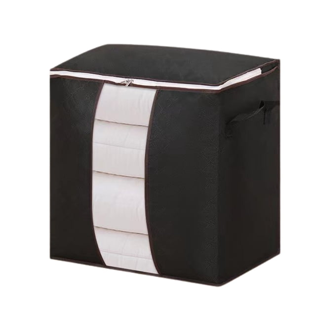 EGNMCR Storage Containers, Kitchen Storage & Organization Heavy Duty Storage With Reinforced Handles Extra Large Storage Bags For Clothes Tote Bag Double Zipper For Space Saving Travel storage pocket