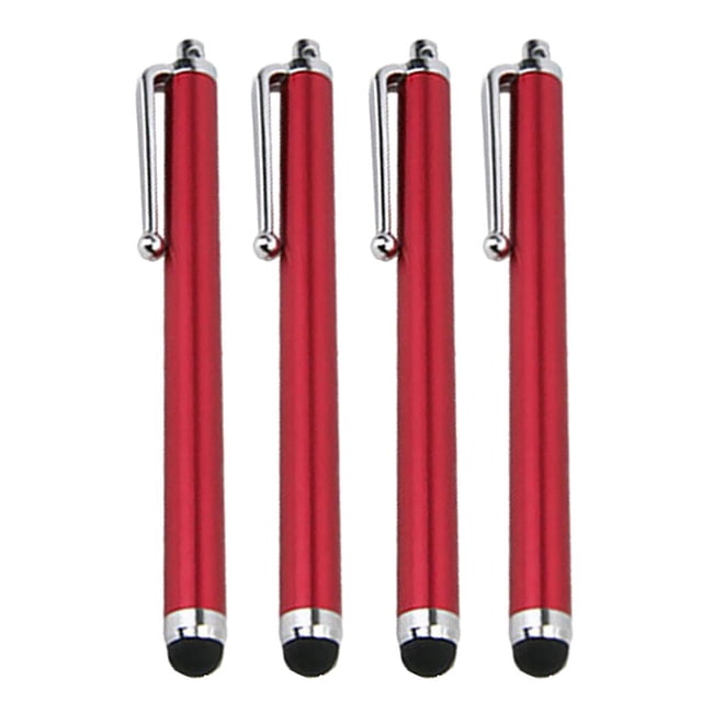 Miulika 4 Pack Touch Screens Devices Universal Capacitive with Phones Laptops Red