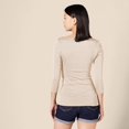 thumbnail image 3 of walmart Essentials T-Shirt à Encolure Bateau à Manches 3/4 pour Femmes, 3 of 8