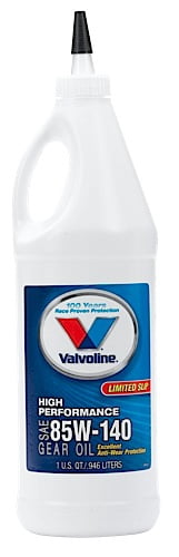 Valvoline Gear Oil VV825 High Performance; Single; 1 Quart Jug; 85W-140