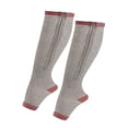 thumbnail image 1 of Maytalsory Chaussettes de Compression Respirantes à Fermeture Éclair Performance avec Confort Maximal Gris P/M 1Ensemble, 1 of 6