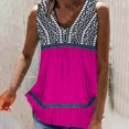 thumbnail image 1 of LSLJS Débardeurs pour Femmes Gilet Imprimé Mode pour Femmes Col Rond Ample Sans Manches T-Shirt Chandail Hauts Blouse, 1 of 6