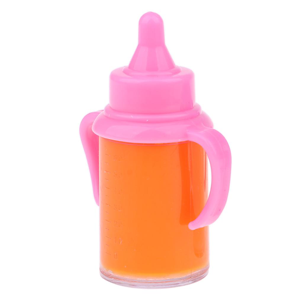 Milaget Baby Doll baby bottle orange juice baby bottle with handle two