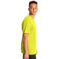 thumbnail image 2 of Hanes Cool DRI TAGLESS Men`s T-Shirt, L, Safety Green, 2 of 3