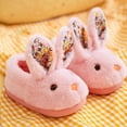 thumbnail image 2 of 2025 Cute Autumn And Divided Booties Winter Slippers Flat Sock Shoes For Bottom Soft Warm And Booties 6-12 Months Comfortable Solid Color Cartoon Rabbit Shape, 2 of 3