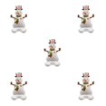 thumbnail image 3 of Ruiboury Party Decor Essential Christmas Foil Balloons With Exquisite Patterns Balloon Christmas Suitable For Any Places multicolor Stretching Snowman 5Set, 3 of 6