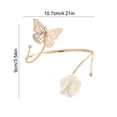 thumbnail image 3 of DIANWUDG Flower Opening Curtain Strap Personalized Curtain Buckle Sim-ple Metal B-utterfly Curtain Buckle, 3 of 6