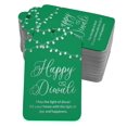 thumbnail image 1 of Inkdotpot Real Silver Foil Happy Diwali Tags Favor Hang Paper Tags 100 Pack, 1 of 6