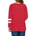 thumbnail image 4 of T-Shirts pour Enfants T-Shirt Rouge à Manches Longues pour Filles T-Shirts à Col Rond Hauts d'Automne Tees Comfort Colors Chemises pour Filles Taille 6-7 Ans, 4 of 4