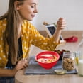 thumbnail image 3 of Agiferg Dry Wet Separation Cereal Bowl One Person Breakfast Tableware Household Plate, 3 of 3