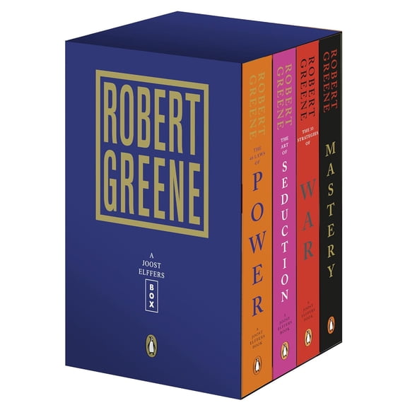 Robert Greene 4-Book Boxed Set: The 48 Laws of Power; The Art of Seduction; The 33 Strategies of War; Mastery