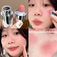 thumbnail image 1 of Korean Style Liquid Blush Pen for Natural Rosy Cheeks and Lips Soft Peach Pink Fluffy Brush, 1 of 8