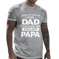 thumbnail image 3 of LUOGENLI T-shirts pour Homme pour Hommes Homme Printemps et Été Fête des Pères Décontracté Rétro Lettrage Impression Partielle T-Shirt Col Rond Manche Courte Haut 4TG T-shirts pour Hommes T-shirts Graphiques Pâques Gris G, 3 of 6