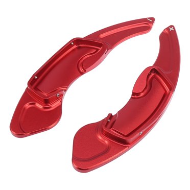 Unique Bargains Paire de Palettes de Changement de Vitesse Rouges pour Subaru Outback Legacy Impreza pour Toyota GT86 Alliage d'Aluminium