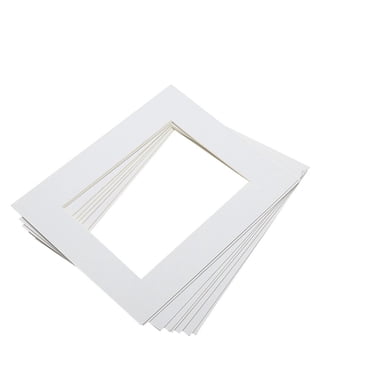 25 Pcs Tapis Photo Blancs de 10 Pouces Tapis