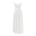 thumbnail image 2 of Kcodviy Robes de Bal Femmes Robe Longue pour Fête Femmes Élégantes Robes Longues Robes Grande Taille Taille 16 Crisn Satin Spaghetti Robe de Bal de Fête Robe de Mariage Soirée, 2 of 4