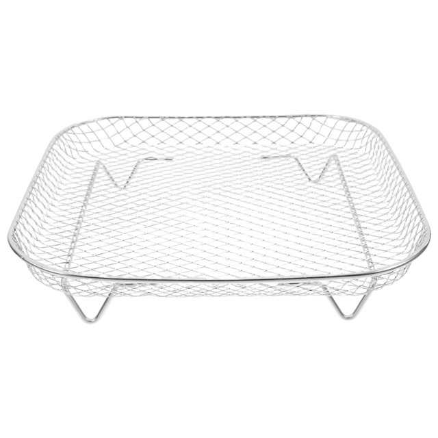 Shisuyan Grille en Acier Inoxydable pour Friteuse à Air Chaud pour Four Grille à Huile pour Friteuse à Air Grille en Acier Inoxydable Accessoire de Cuisson Grille de Rôtissage pour Friteuse à Air