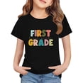 thumbnail image 1 of LIJCC Garçons Filles Premier Jour de Première Année Rentrée des Classes T-Shirt en Coton T-Shirt à Manches Courtes Haut T-Shirt à Imprimé Lettres Haut de Rentrée, 1 of 5