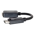 thumbnail image 3 of C2G Adaptateur DisplayPort vers VGA 8 Po - Adaptateur Convertisseur DP vers VGA - Noir - M/F - Câble DisplayPort - DisplayPort (m) vers HD-15 (VGA) (F) - 8 Po - à Loquet - Noir, 3 of 3