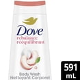 thumbnail image 2 of Dove Body Wash for 24H Lotion-Soft Skin White Peach + Rice Milk Rebalance, 591 ml, 2 of 7