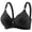Noir, variante sur Cinvoph Soutien-gorge pour Femme à Décolleté Plongeant Imprimé Rehausseur Ajustement Sans Coutures Sans Armatures sous-Vêtements Plage Vacances Respirant Soutien-Gorge Quotidien