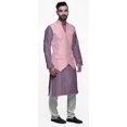 thumbnail image 2 of Atasi Traditional Printed Kurta Churidar Pajama Set With Nehru Jacket For Men, 2 of 5