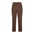 thumbnail image 4 of WRKEKC Casual Pants for Men Relaxed Fit Straight Leg Beach Pants with Drawstring and Pockets Solid Color for Summer Wear, 4 of 6