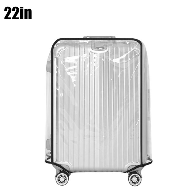 18-30inch Transparent Luggage Protector Cover Waterproof Suitcase Protector Cover Rolling Luggage Suitcase Cover Dustproof Cover 22inch