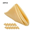 thumbnail image 4 of maskred 20piece Polyester Table Napkins For Luxurious Dining Experience Soft And Comfortable Cloth Napkins gold, 4 of 6