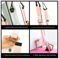 thumbnail image 4 of Thinsony Useful Helper Yoga Hammock Swing Adjustable Straps Easy Installation Yoga Hammock Extension Strap pink, 4 of 6