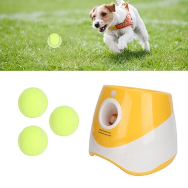 Jouet Lanceur de Balles pour Chien, Lanceur de Balles pour Chien 2200 mAh Automatique Interactif pour le Camping pour le Jardin