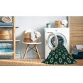 thumbnail image 2 of Ahgly Tapis Rectangulaire Lavable en Machine Intérieur Transitionnel Vert Sarcelle Profond, 5 Pieds x 8 Pieds, 2 of 7