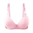 thumbnail image 2 of Bras For Women Sexy Up Wireless Solid Color Underwear Adjustable Breathable Comfort Support Anti Drop Bra, 2 of 7