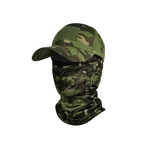 kurtrusly Cagoule Casquettes de Baseball pour Hommes Chapeau de Cyclisme Chapeaux d'Été Chapeaux de Soleil Extérieur Camouflage Couvre-Visages Randonnée Pêche Casquette de Sport Type 5 1 Ensemble