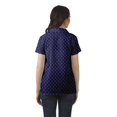 thumbnail image 4 of Moomaya Chemise Tunique Style Enveloppant pour Femmes en Coton Décontracté Col Classique Boutonné, 4 of 6