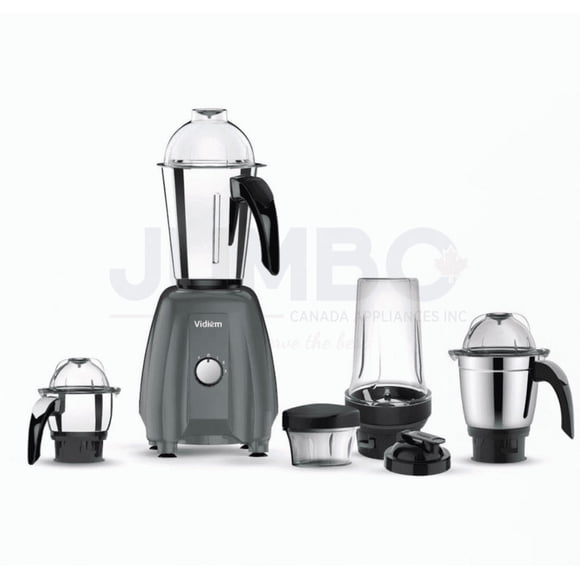 Vidiem Victor Vitago Plus 650W Stainless Steel Wet & Dry Spice Mixer Grinder, 110V for USA & Canada