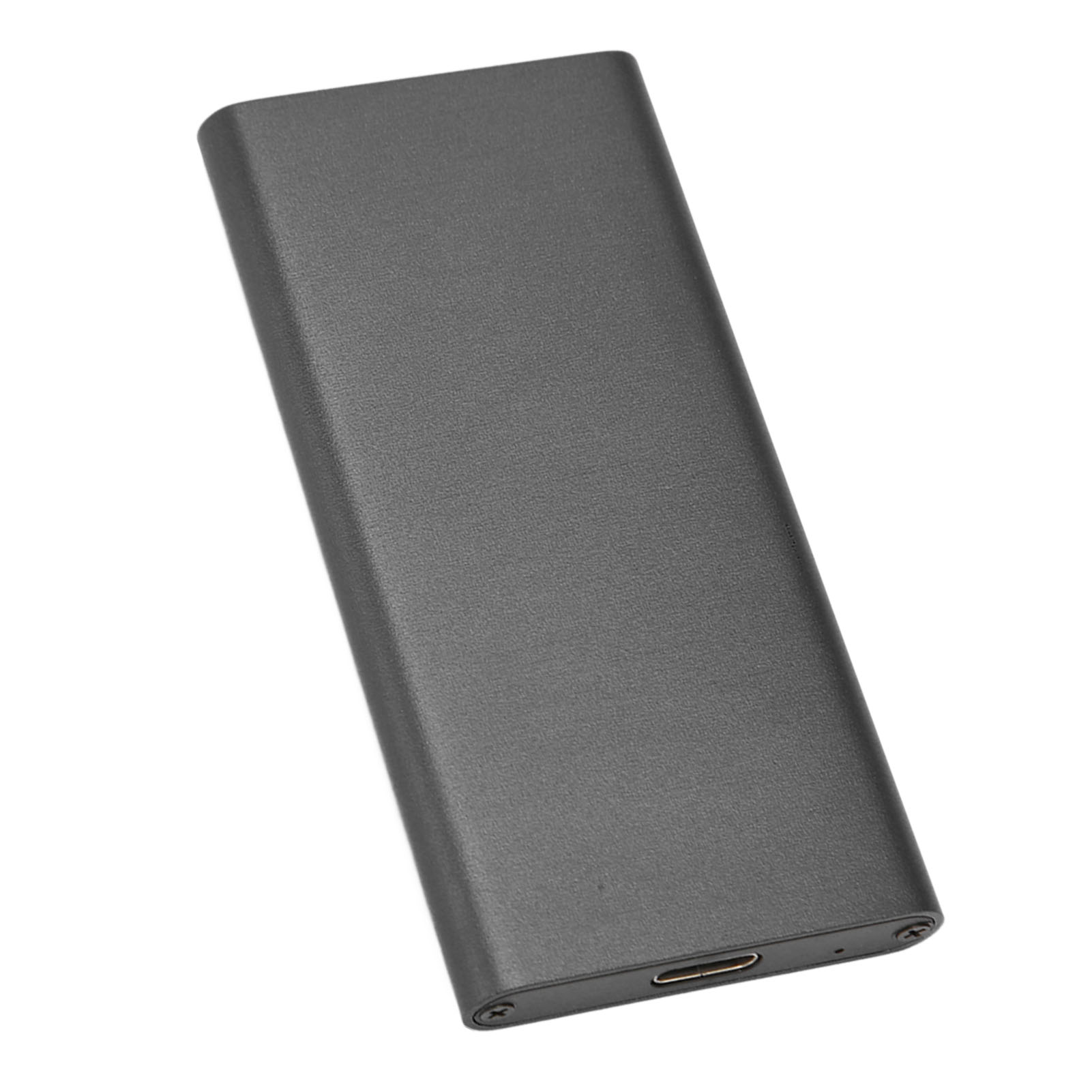 Type C to MSATA Enclosure, Solid State Drive Enclosure, High Speed Transmission, Plug and Play, Hibernation Mode, Aluminum Housing, Easy Installation