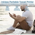 thumbnail image 3 of Phomemo M832 Portable Printers Wireless for Travel, Bluetooth Thermal Printer, Inkless Mobile Printer Support 8.5'' x 11'' & A4 Thermal Paper, Compatible with iPhone Android Laptop for Office Car Home, 3 of 8