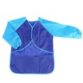 thumbnail image 3 of OULII Long Sleeved Painting Smock Apron For Blue Art Smock With Hook Loop Closure For Ages For Painting Crafts And, 3 of 5