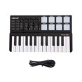 thumbnail image 2 of Worlde Panda mini Portable Mini 25-Key USB Keyboard and Drum Pad MIDI Controller, 2 of 7