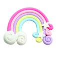 thumbnail image 2 of 6pcs Rainbow Decoration Candy Color Stars Clouds Soft Pottery Decoration Rainbow Rainbow DIY, 2 of 2