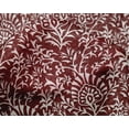 thumbnail image 4 of oneOone Silk Tabby Blood Red Fabric Leaves & Floral Block Quilting Supplies Print Sewing Fabric By The Yard 42 Inch Wide, 4 of 4