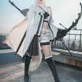 thumbnail image 3 of Faux Fur Cat Ears and Kits Carnival Plush Tail Set Costume Fancy Dress Gift for Stage Shows Black White, 3 of 9